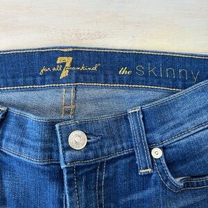 7 For All Mankind Women's Denim Skinny Jeans, size 27